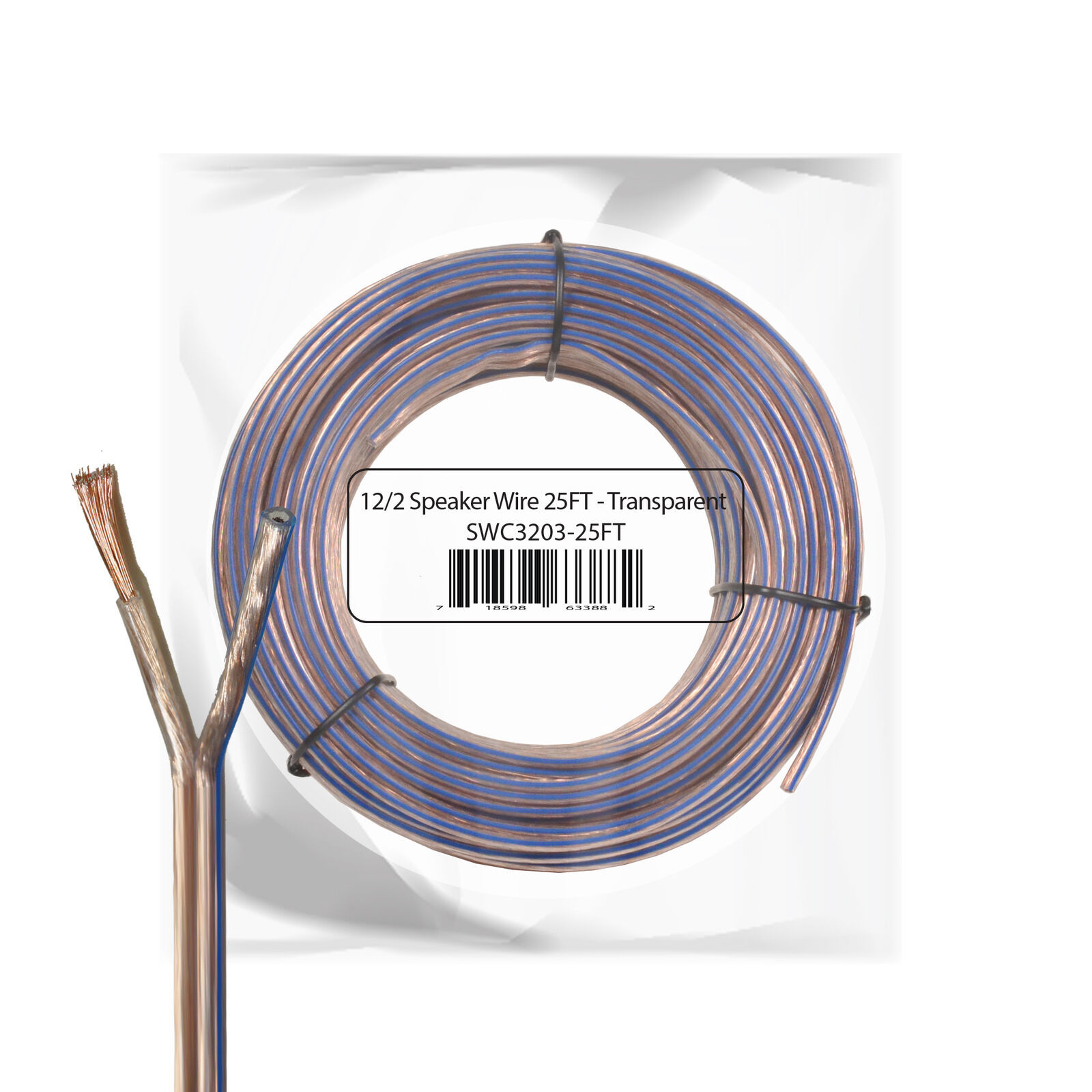 Audtek 10 AWG OFC Speaker Wire 100 ft.