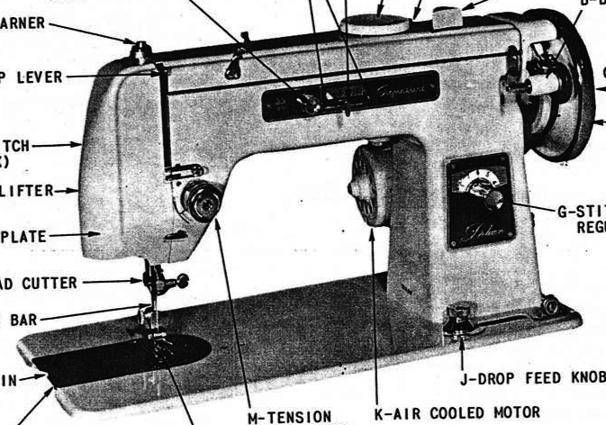 Wards Montgomery Ward Signature URR 272 manual sewing machine - Sewing