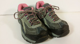 Brahma Gray Pink Steel Toe Work Shoes Sneakers Womens Size 7.5 - $11.13