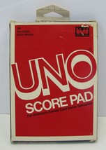 1984 UNO Score Pad in Box #4001 100 2 Sided Score Sheets - $3.95