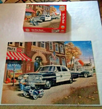 On the Beat Police 1000 Pc Puzzle Child Kiddie Car Coca Cola Sign Master... - $14.84
