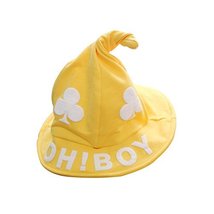 Yellow, Pure Cotton Comfortable Ventilate Children Cap/Kid Cap(Wizard Hat) image 2