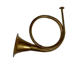 Vintage Brass Horn Decorative Purposes Only Wall Art Hunting Display image 6