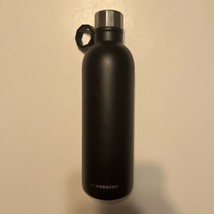 Starbucks Water Bottle Black Matte Stainless Steel 20 Fl Oz Screw Top. - $11.99