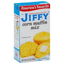 Jiffy Muffin Mix, Corn, 8.5 oz (2-Boxes) - $11.88