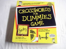 Crosswords For Dummies Game 1998 Pressman Complete - $12.99