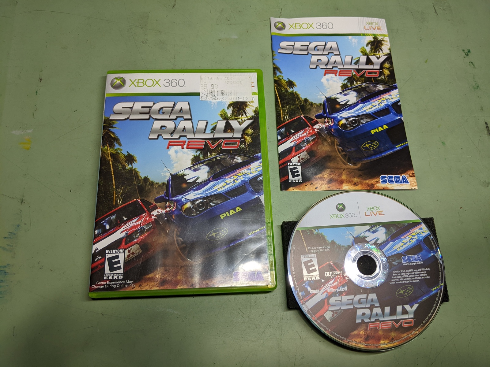 Sega Rally Revo Microsoft XBox360 Complete in Box - $14.95