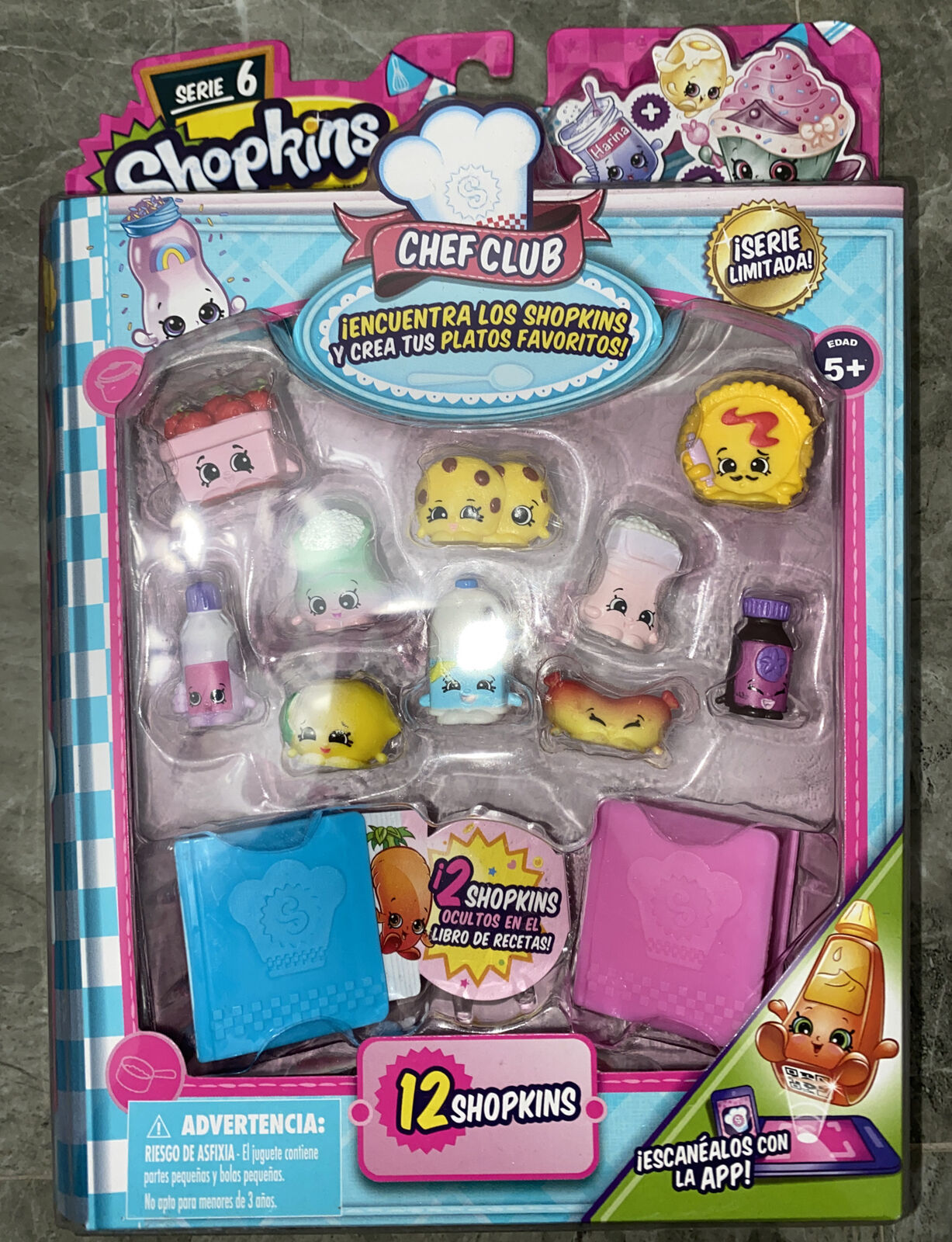 Shopkins - 12-Pack SEASON 6 Chef Club 2016 Limited Season Shopkin ...