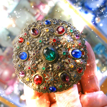 Haunted Alexandria's Antique Pin Prisms Of Eternal Light Secret Ooak Magick - $9,117.77