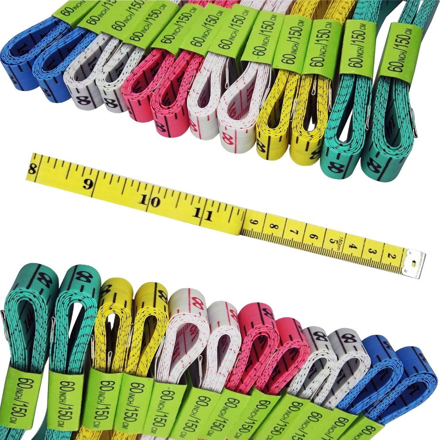 4 Pack Soft Tape Measure Double Scale 60-inch/150cm,Fabric Craft Tape  Measure & Medical Body Measurement,Sewing Flexible Vinyl Ruler & Measuring  Tape