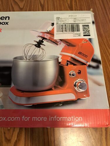 Kitchen In The Box SC-627 Red 300W Max Power 6 Speeds Stand Mixer