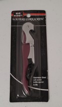 BAR BUDDY • WAITER&#39;S CORKSCREW Stainless Steel Wine Bottle Opener Knife ... - $5.31