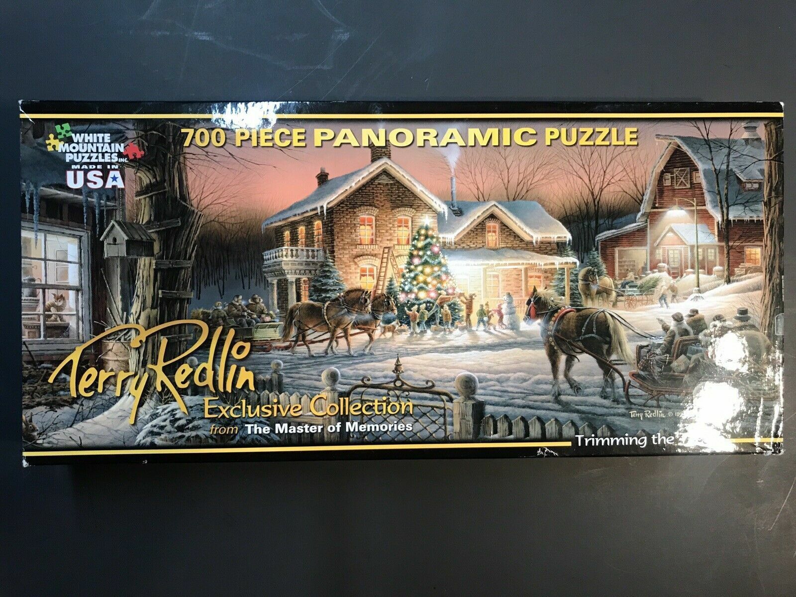 Terry Redlin Exclusive Collection 700 Piece Panoramic Puzzle Trimming