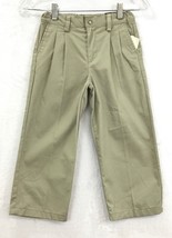 George Martin / Khaki Pleated Front Adjustable Waist Uniform Pants / Boy... - $15.05