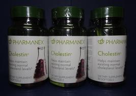 Three pack: Nu Skin Nuskin Pharmanex Cholestin 30 Softgels SEALED x3 - $156.00