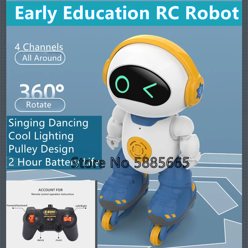 Samrt Emo R21 Rc Robot Intelligent Infrared Sensor 2.4g Wireless