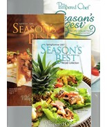 The Pampered Chef Season&#39;s Best Set of Three Cookbooks 2004-2006-2007 - $1.75