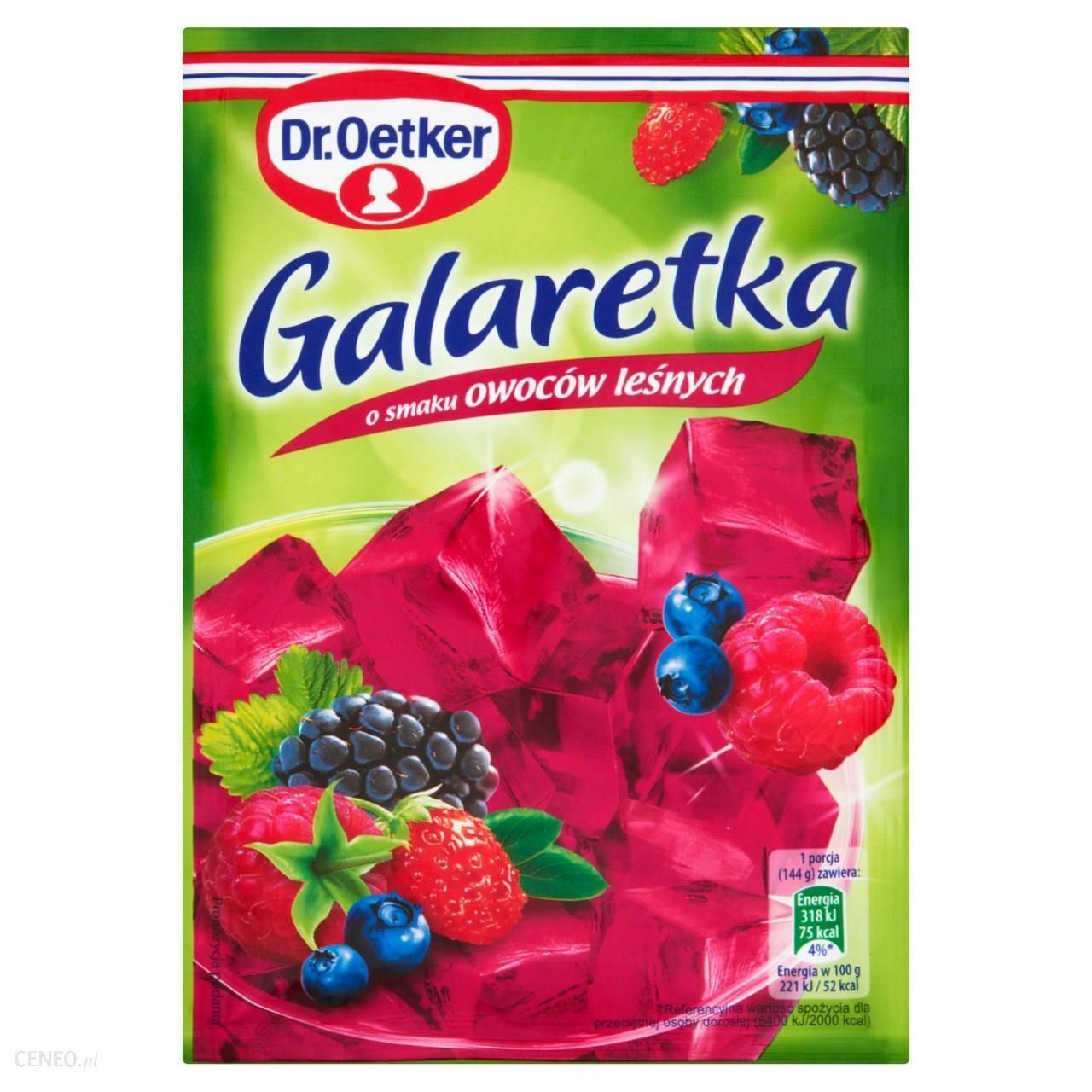 Primary image for Dr.Oetker Jello: FOREST FRUIT flavor PACK of 3 Made in Poland FREE SHIPPING