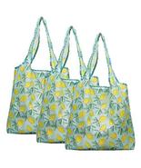 Panda Legends Lemon - 3 Pieces Reusable Grocery Bags Foldable Boutique Shopping  - $23.61