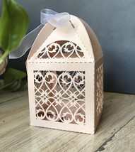 100pcs Pearl Incarnadine Small Gift Packaging Boxes,Candy Boxes,Chocolate Boxes - $34.00