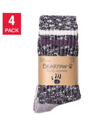 Ladies&#39; BearPaw Boot Socks, 1614698 Blue or Black 4 Pairs PK New Size 5-10 - $19.95
