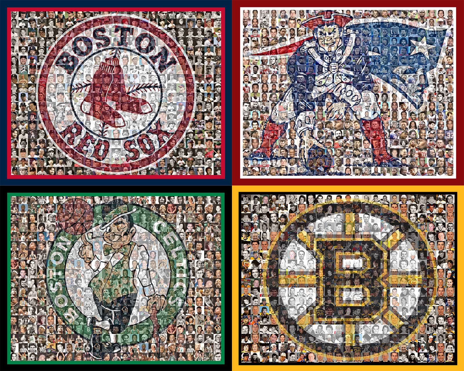 Boston Strong Print 8x10/5x7 Red Sox Bruins Celtics 