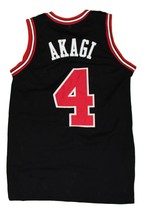 Akagi #4 Shohoku Slam Dunk New Men Basketball Jersey Black Any Size image 2