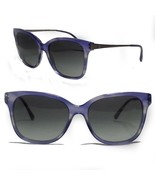Giorgio Armani Women Sunglasses AR8074 Blue Rim Black Lens ITALY - $92.15