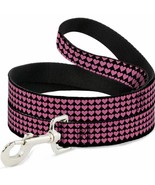 Mini Hearts Black &amp; Pink Dog Leash by Buckle-Down - $15.00