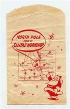 North Pole Home of Santa&#39;s Workshop Bag Cascade Colorado Santa Claus  - $13.86
