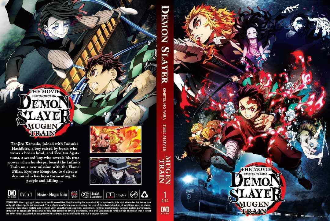 Demon Slayer: Kimetsu no Yaiba the Movie: Mugen Train [Limited Edition].  UPC 4534530129390. Gatefold in silpcover
