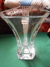 Magnificent Heavy Crystal Vase Signed REED &amp; BARTON &quot;Miller Rogaska&quot; Slo... - $58.91