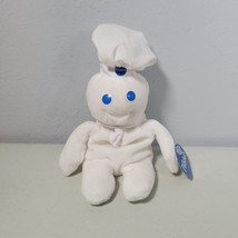 Pillsbury Doughboy Beanie Bean Bag 8&quot; Plush Doll 1997 Dough Boy With Tag... - $7.80