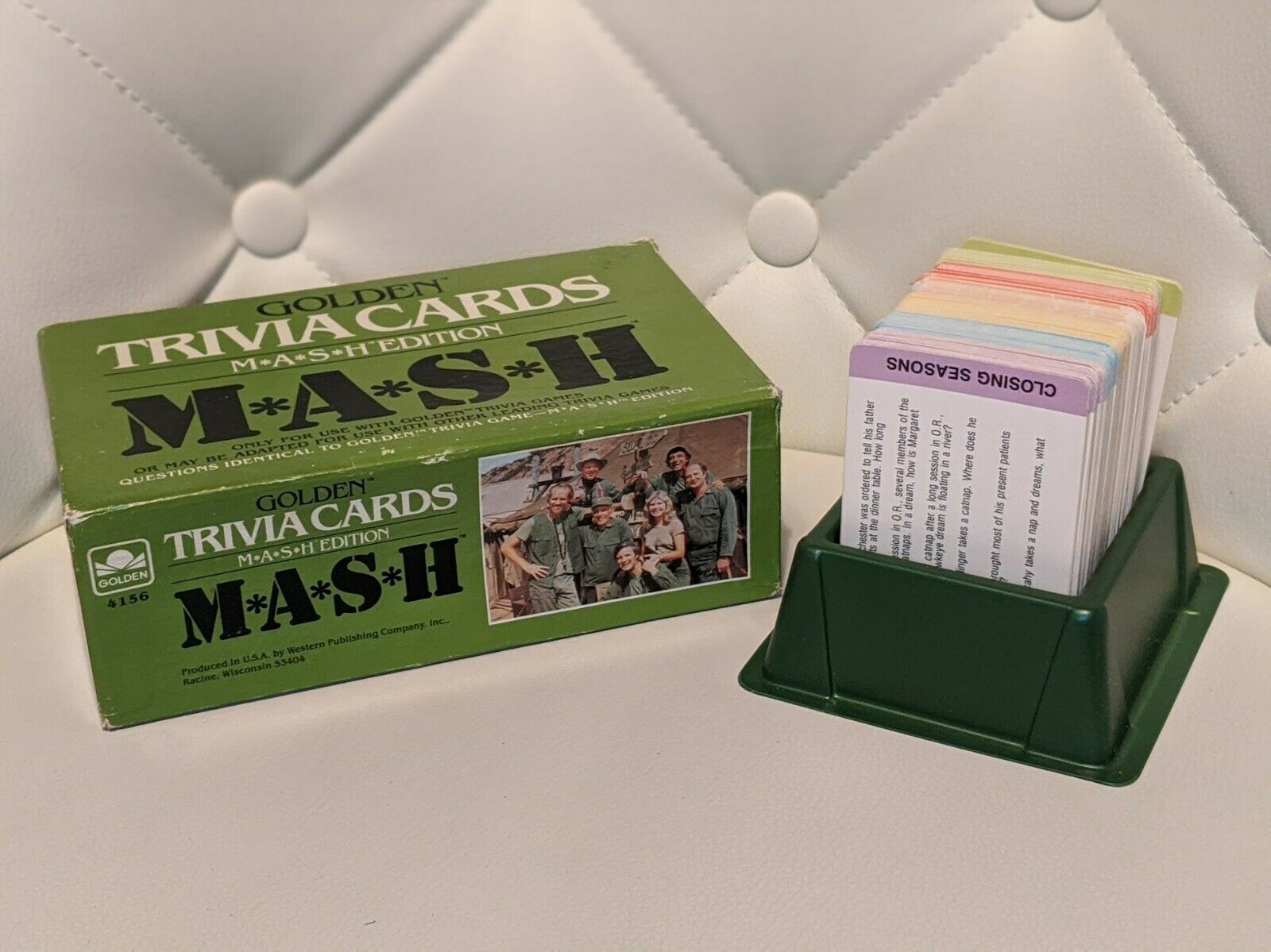 M*A*S*H* Golden Trivia Cards Mash Edition Game 1984 MASH Card Game Vintage - $12.50
