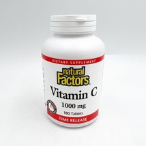 Natural Factors Vitamin C 1000mg Time Release,Antioxidant 180 Tabs exp 5/25 - $19.99