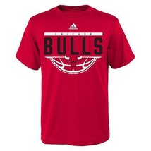 Adidas NBA Youth Chicago Bulls Balled Out Short Sleeve Tee-Red- Size M(1... - $15.50