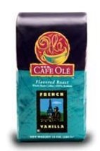 HEB Cafe Ole Whole Bean Coffee 12oz Bag (Pack of 3) (French Vanilla - Medium Dar - $49.47