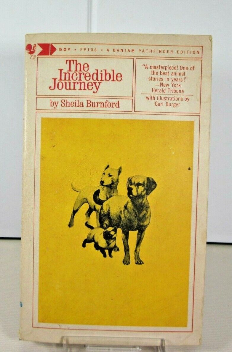 The Incredible Journey By Sheila Burnford 1965 PB - Antiquarian ...