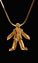 Vintage TRifari Clown Pendant - hinged jointed animated clown - Estate J... - $125.00