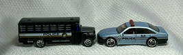 Lot of 2 Mattel Hot Wheels '88 Police Prisoner Transport & '89 K9 Unit Toy Cars - $29.95