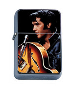 Elvis Presley Photo With Guitar Oil Lighter 182 - $13.48