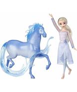 Disney Frozen 2 Elsa Fashion Doll &amp; Nokk Figure Inspired by Frozen 2, Ha... - $36.99