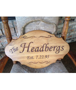 Laser Engraved Family Sign-Large &quot;B&quot; - $77.00