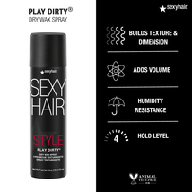 Sexy Hair Play Dirty Dry Wax Spray, 4.8 fl oz image 3