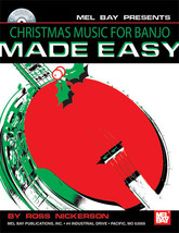 Christmas Music For Banjo Made Easy/Book w/CD Set - $14.99
