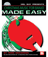 Christmas Music For Banjo Made Easy/Book w/CD Set - $14.99