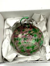 Disney Arribas Mickey&#39;s Very Merry Christmas Party Glass Ornament Exclus... - $98.99