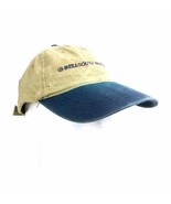 Bellsouth Mobility Trucker Hat Cap Adjustable Khaki Blue Rim Used - $9.47