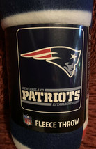 New England Patriots Fleece blanket Split Soft Throw 50" x 60" - $19.68