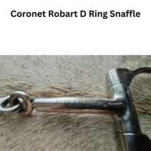 D Ring Snaffle Horse Bit 5 1/2" Mouth Stainless Steel by Coronet Robart USED image 2